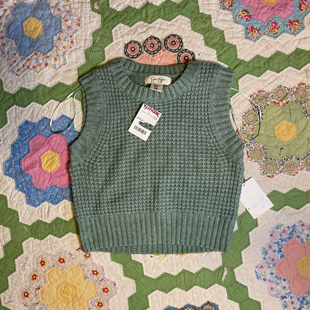 Green woven Top from Jessica Simpson size XS